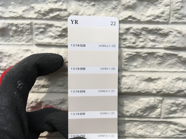 シーリング材の色合わせ